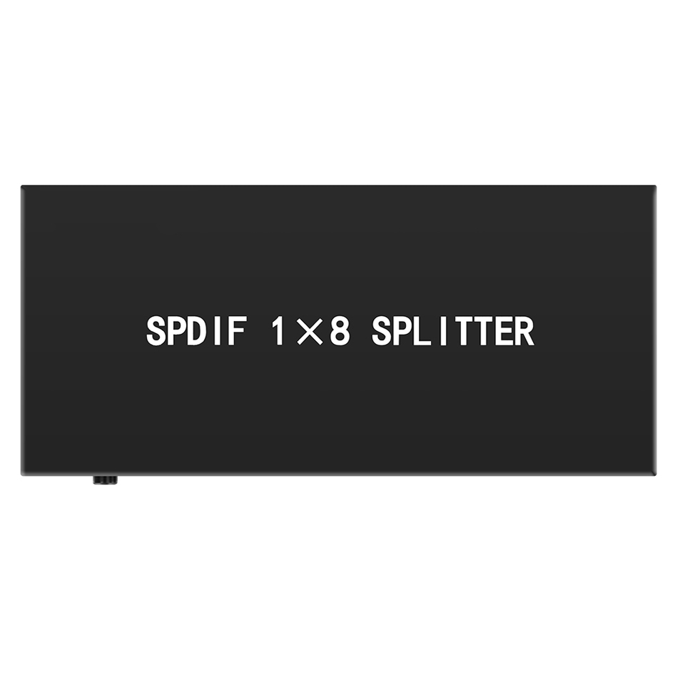 Optical Audio Splitter,1 in 8  - Audio Home Cinema recension och pris